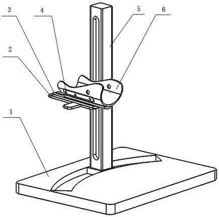 Horizontal leg rehabilitation robot used after lower limb fracture surgery