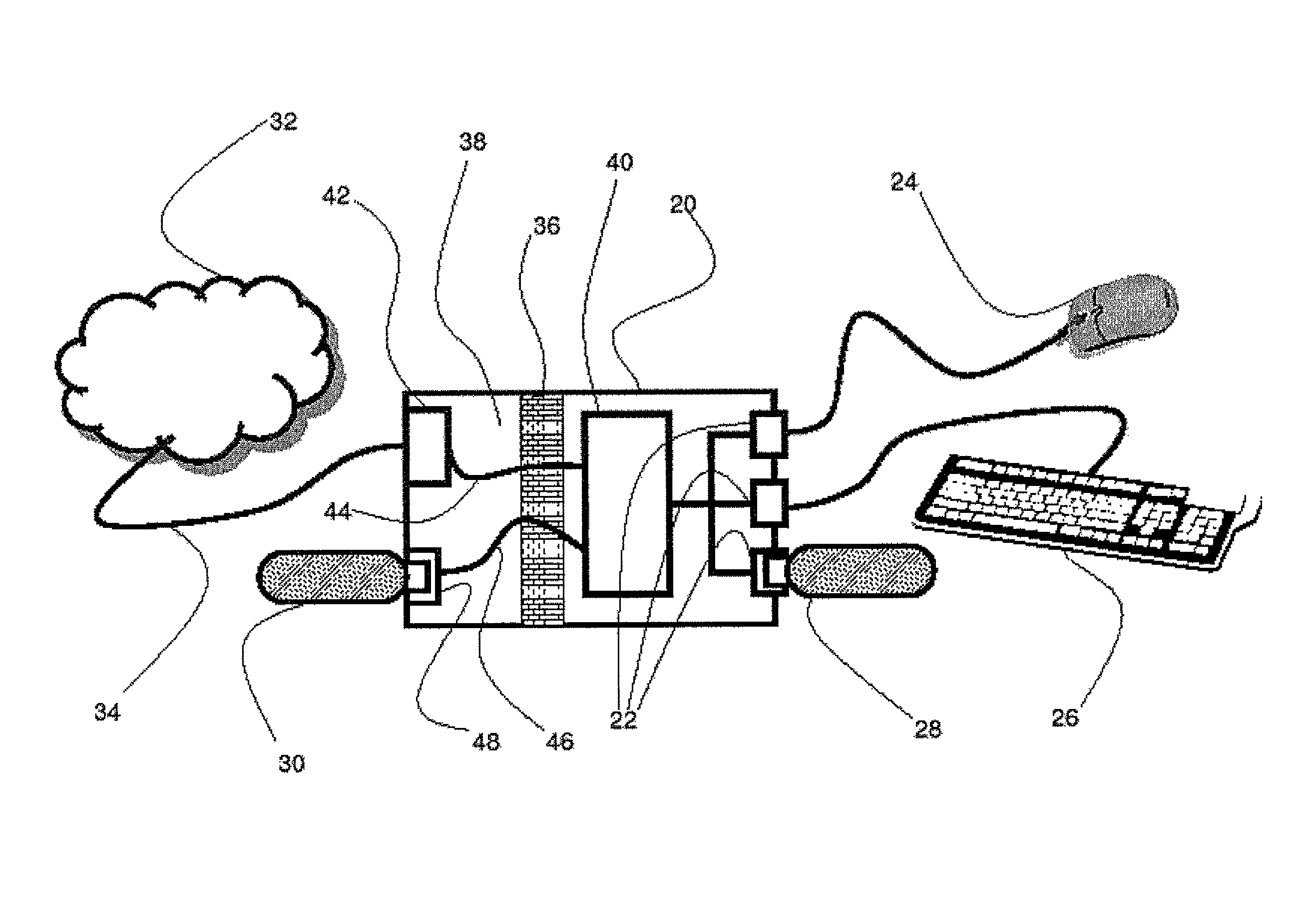 Methods for firewall protection of mass-storage devices