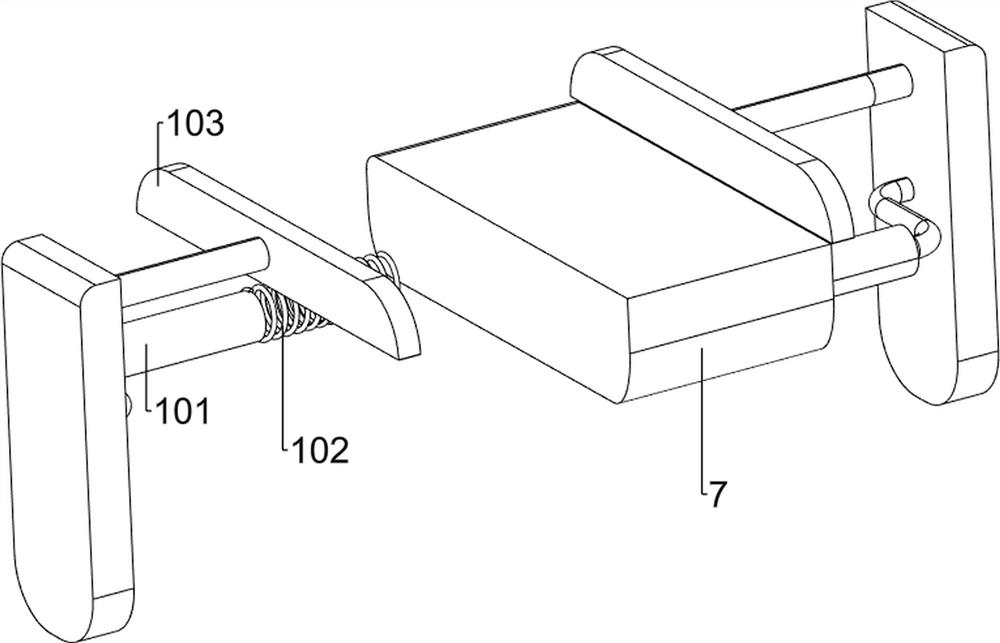 Automatic material digging equipment for workshop processing