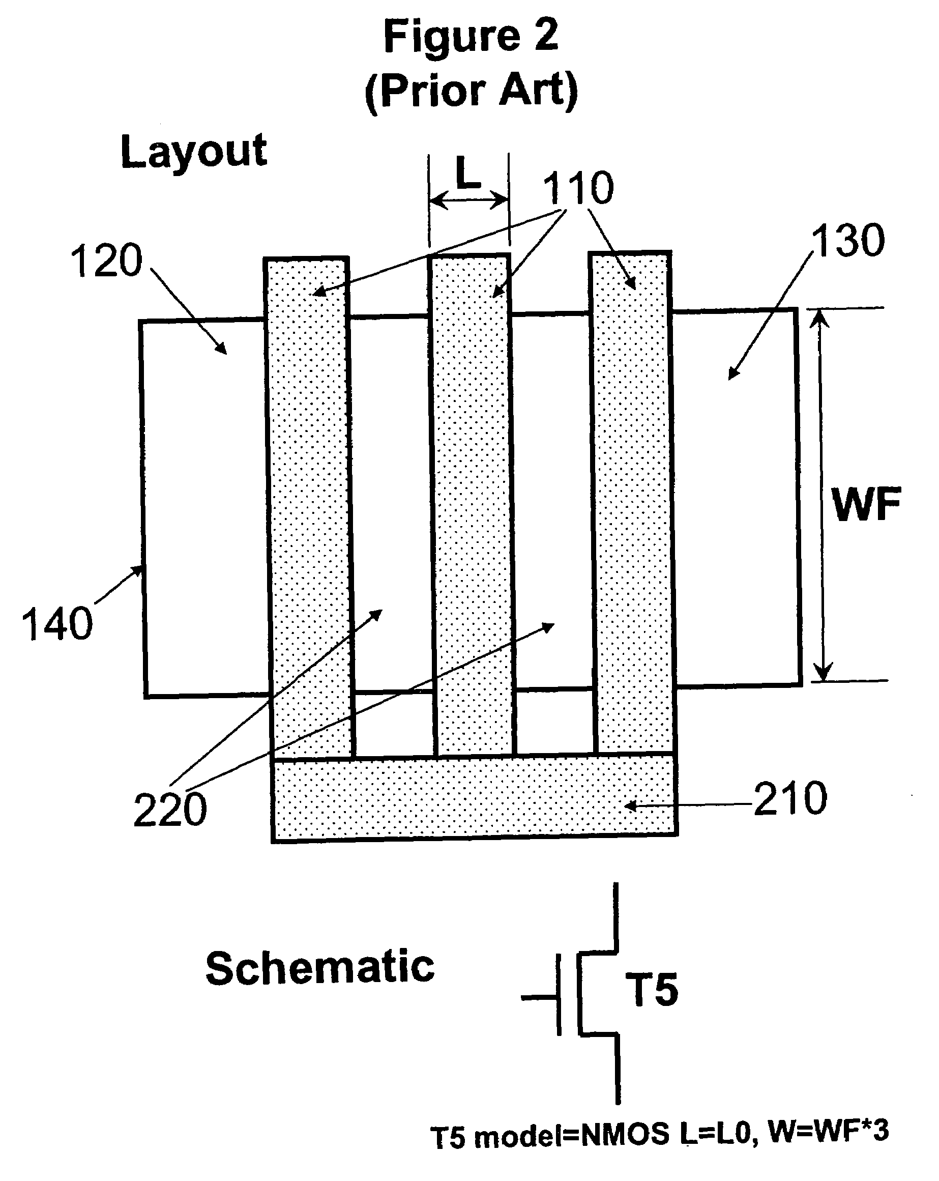 Method of checking the layout versus the schematic of multi-fingered MOS transistor layouts using a sub-circuit based extraction