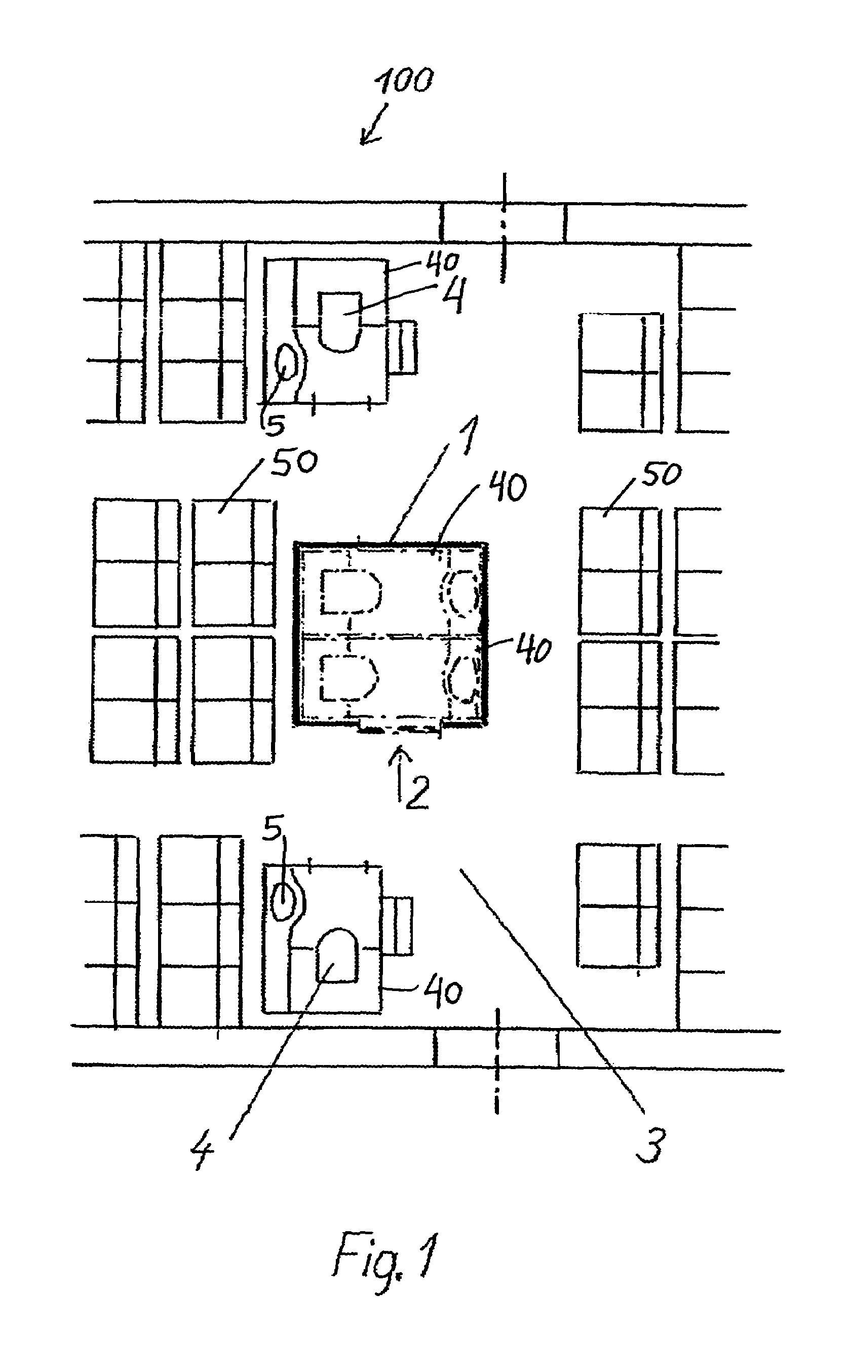 Multipurpose passenger compartment in a cabin of a commercial passenger transport aircraft