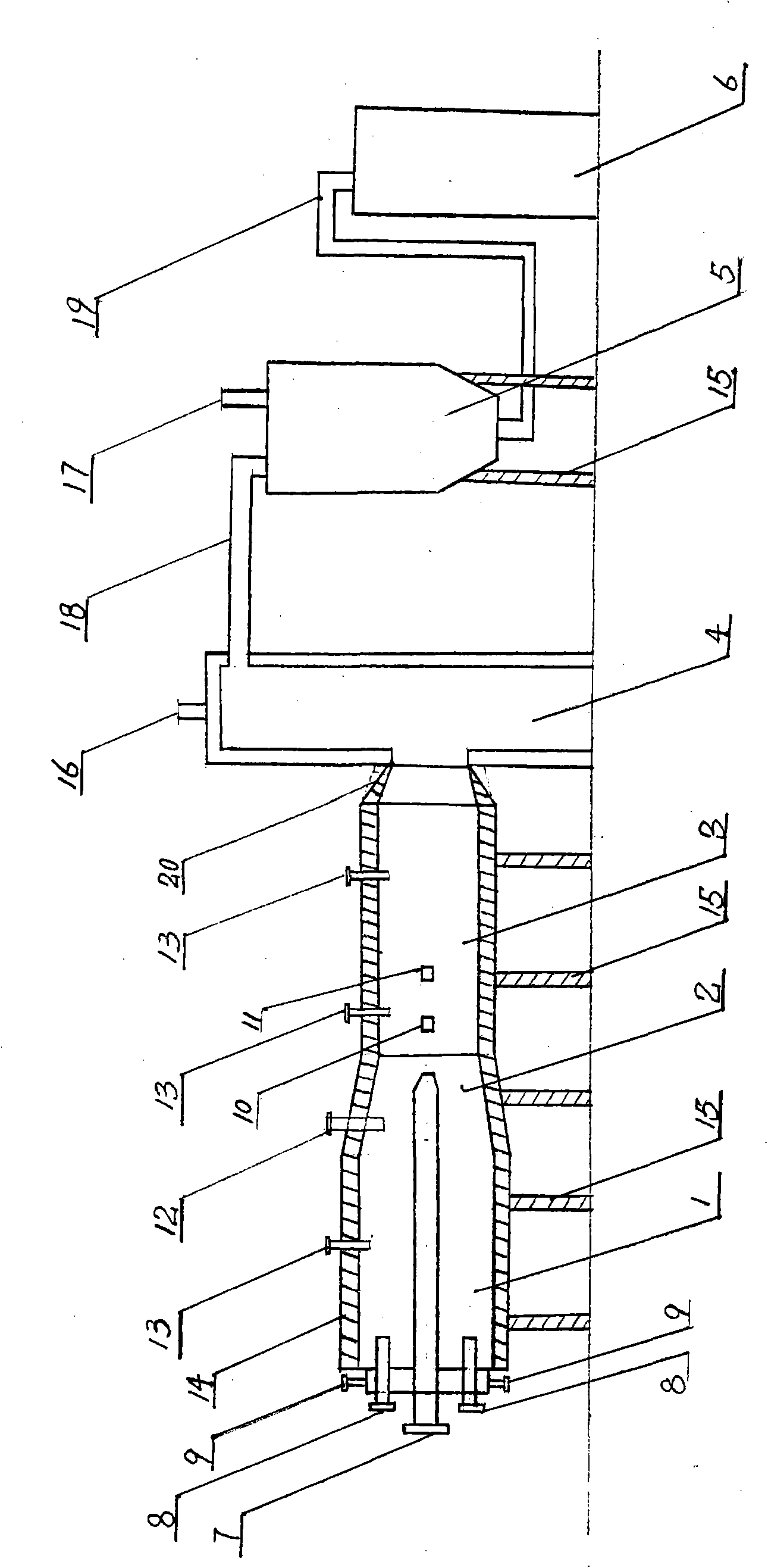 Process and equipment for continuously preparing nano carbon ball