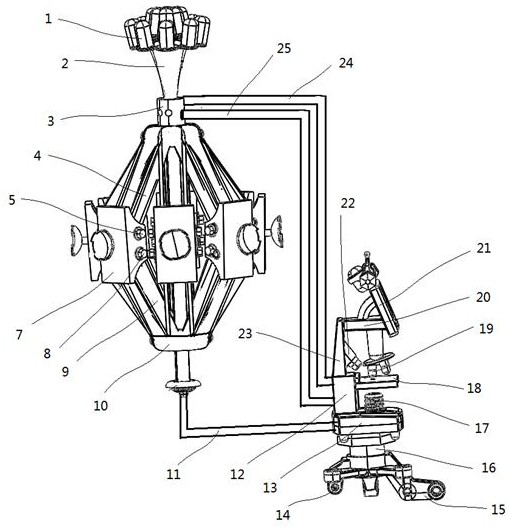 Tobacco germ solution mixing microscopic device and control method thereof