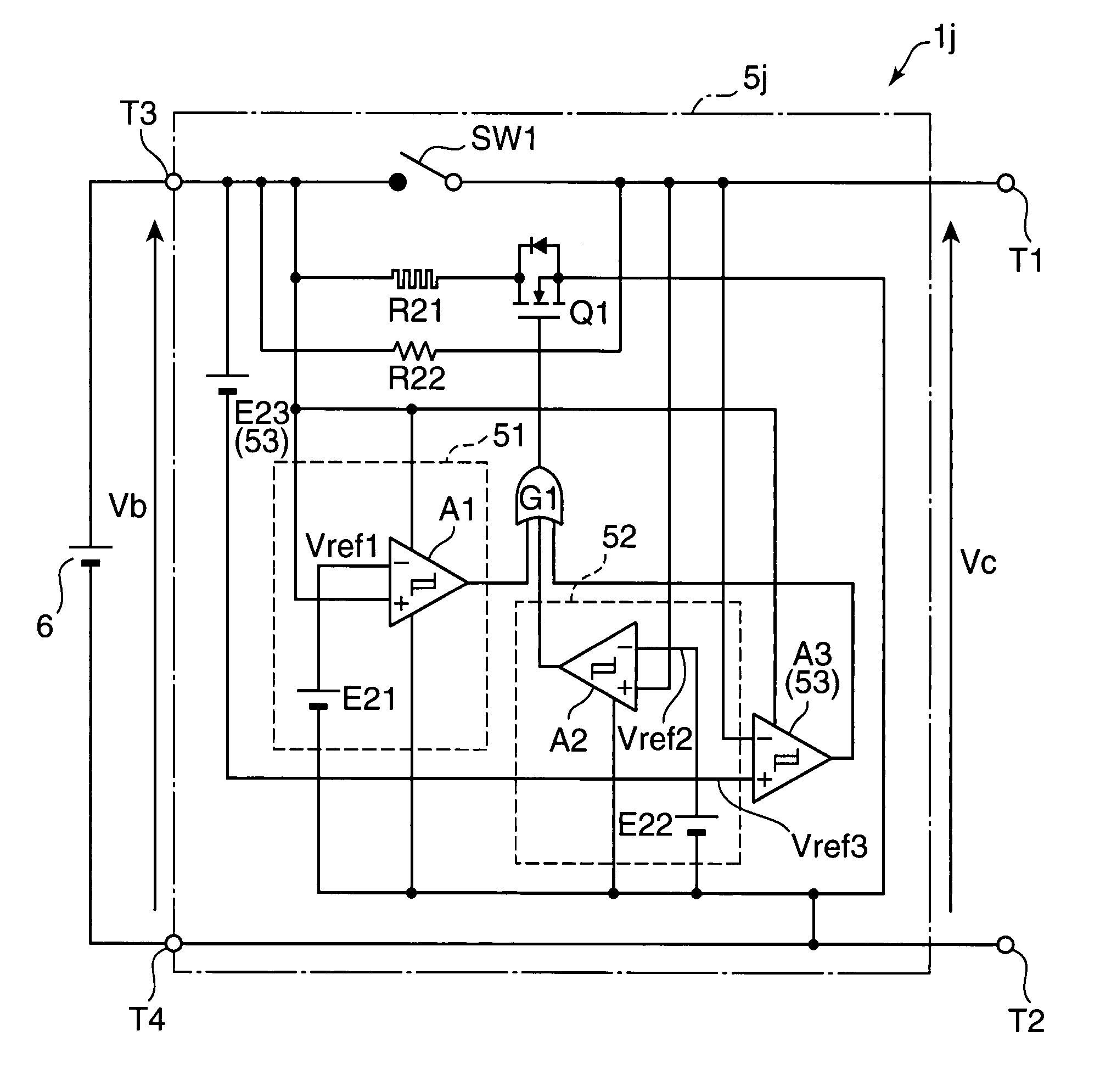 Secondary battery protection circuit, battery pack and thermosensitive protection switch device