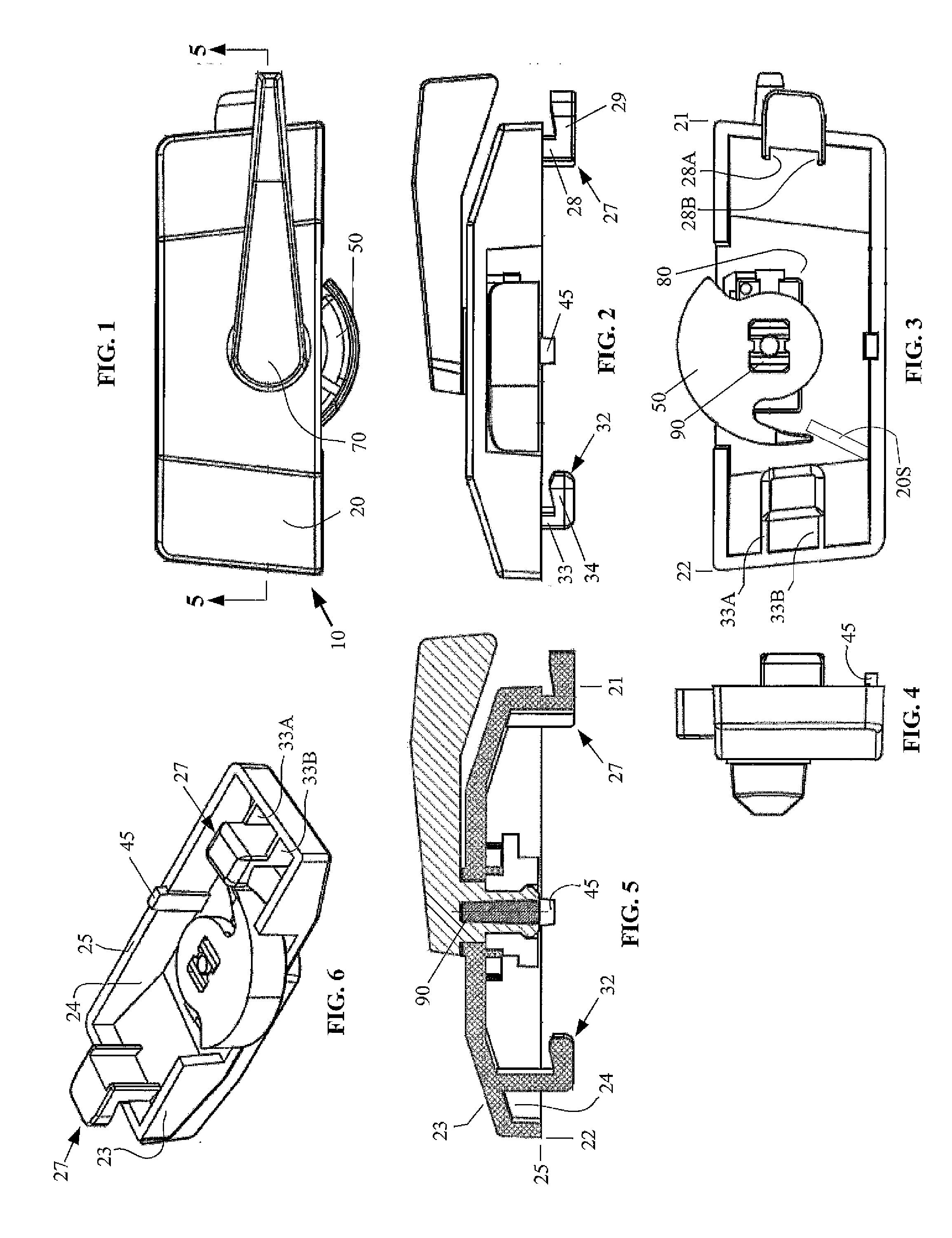 Screwless Sash Lock for Metal and Plastic Window Sashes and the Like