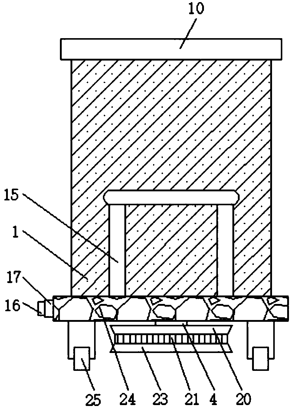 Hardware tool transfer device adopting friction stir technology