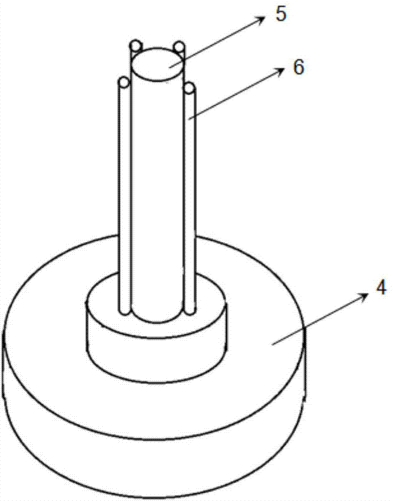 Porous beta-tricalcium phosphate medicine sustained release system and preparation method thereof