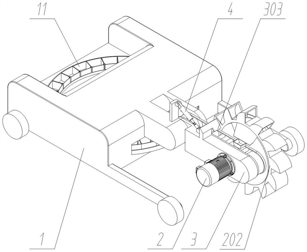 Ecological rapid restoration device for industrial land soil