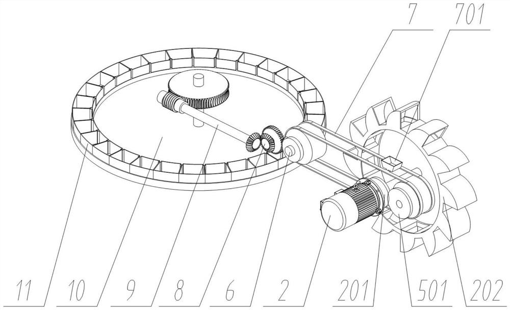 Ecological rapid restoration device for industrial land soil