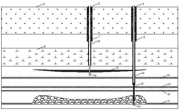 Surface drilling pressure relief gas extraction and overlying strata isolated grouting filling synchronous implementing method