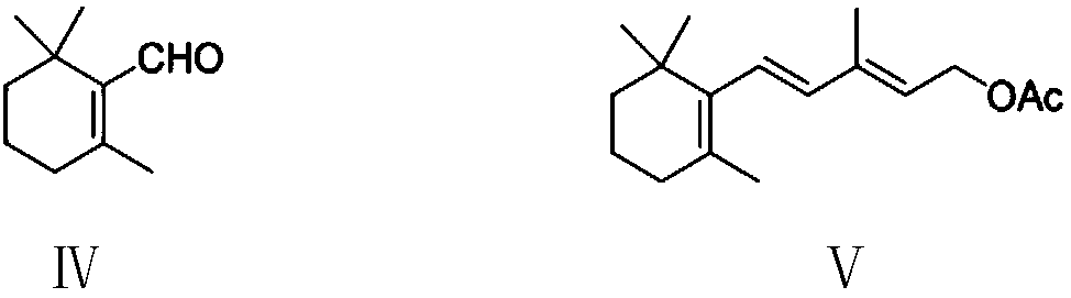 Preparation method of vitamin A acetate intermediate C15 and vitamin A acetate