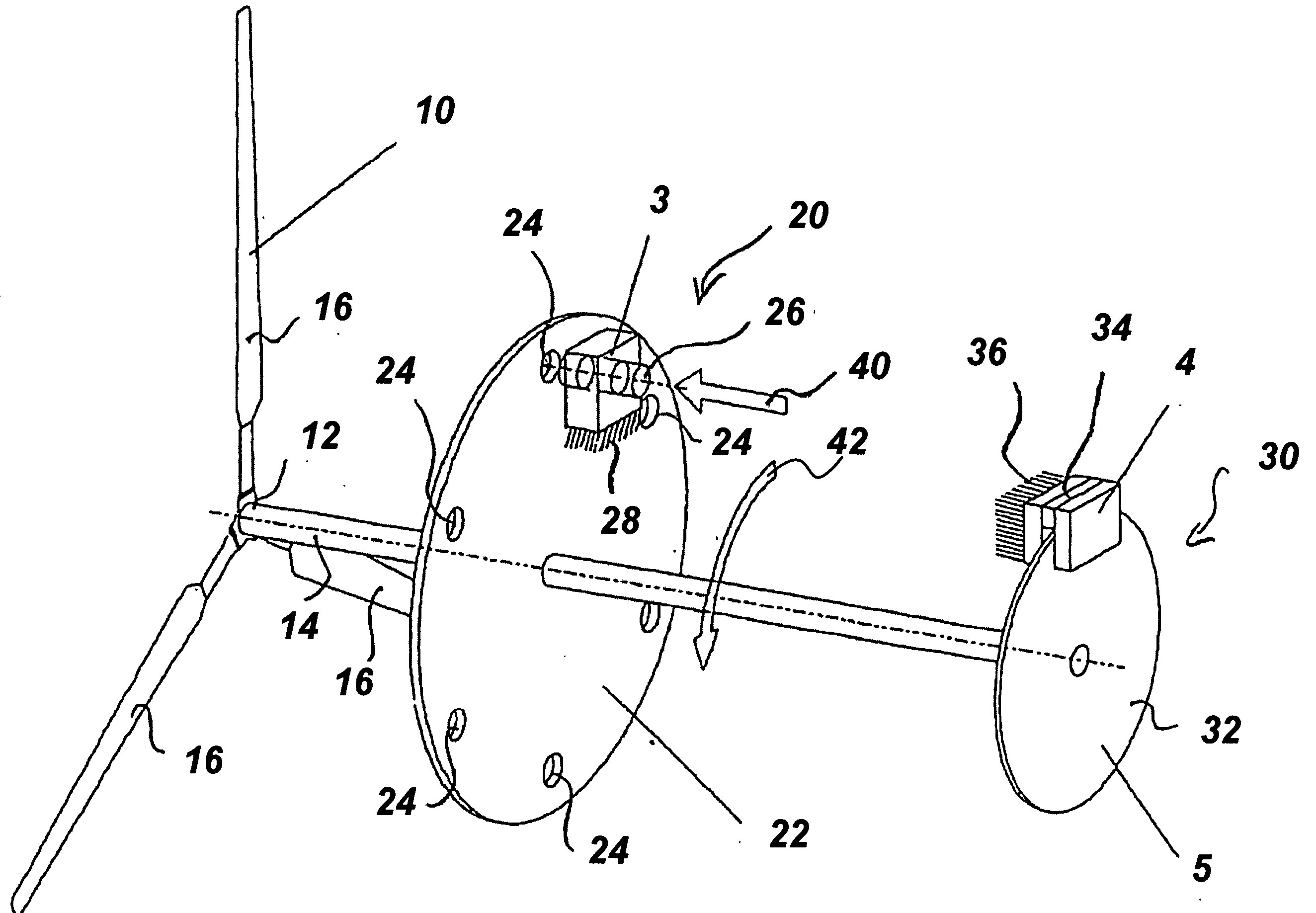 Automatic braking and locking of a wind turbine