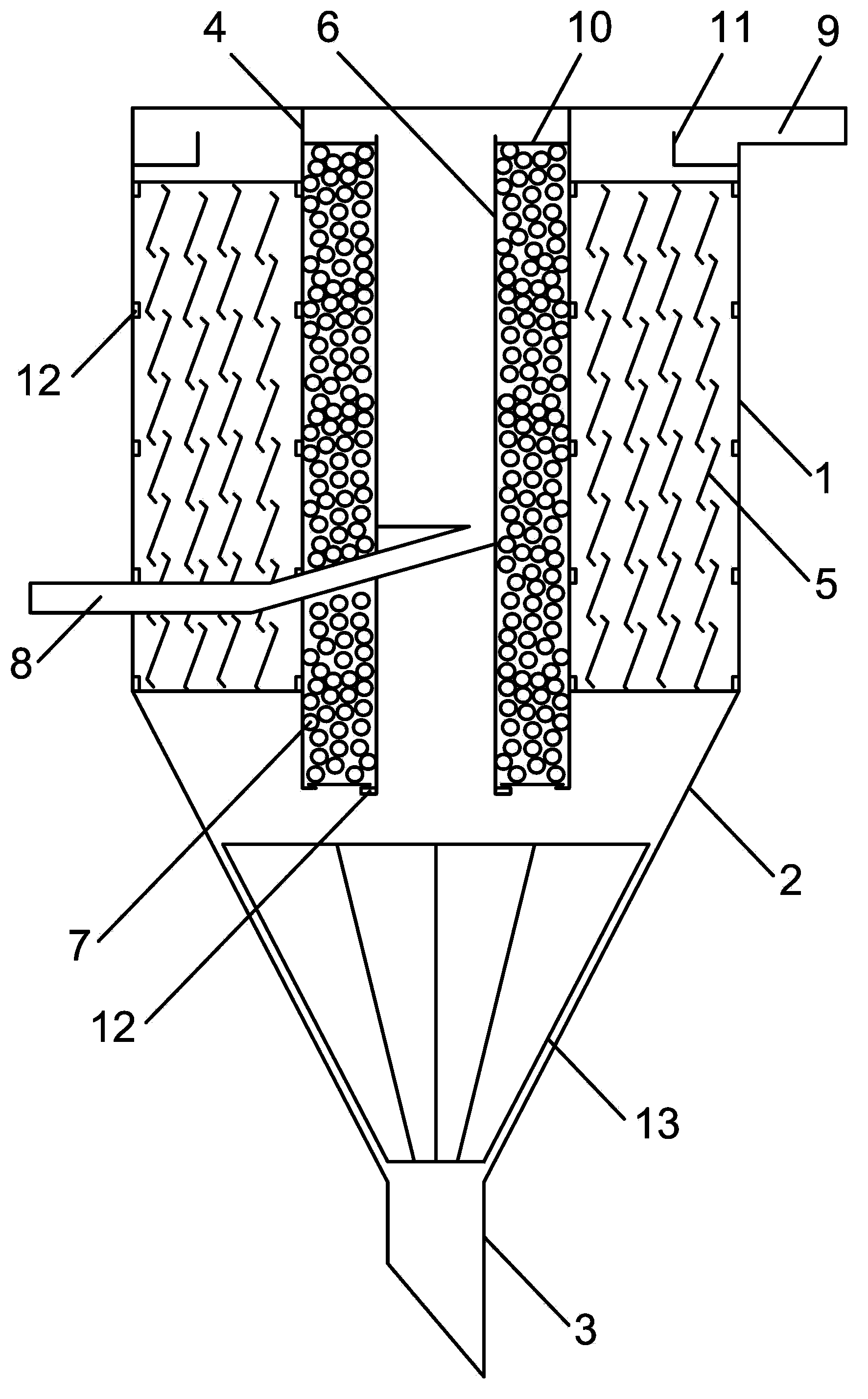 Micro-vortex high-efficiency clarification reactor and operation method for same