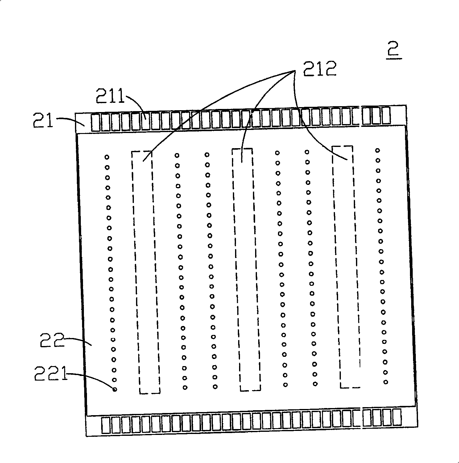 Ink jet head structure