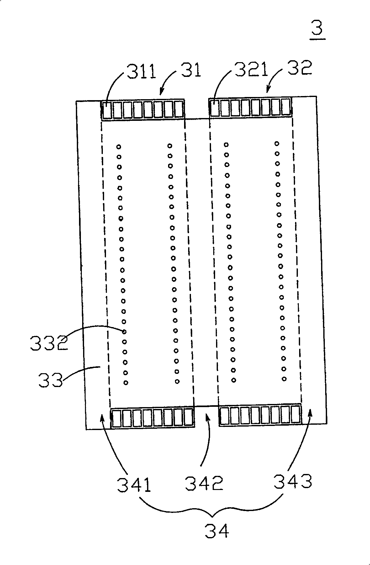 Ink jet head structure