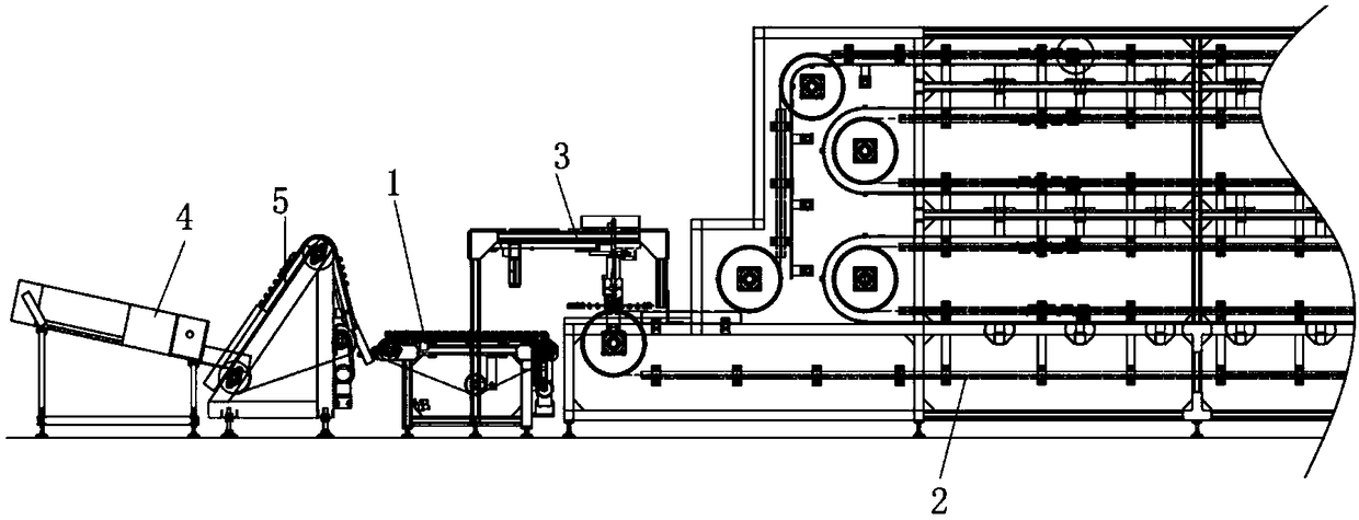 Ageing machine convenient for automatic loading