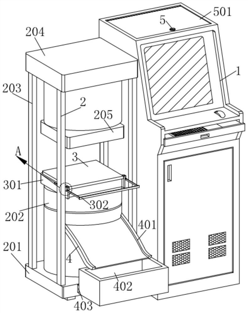 Compression resistance experiment device for simulating road deformation damage in complex environment