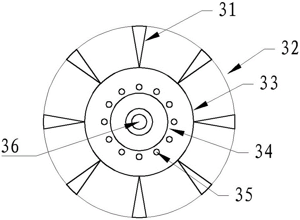 Huperzia serrata ventilation type crusher