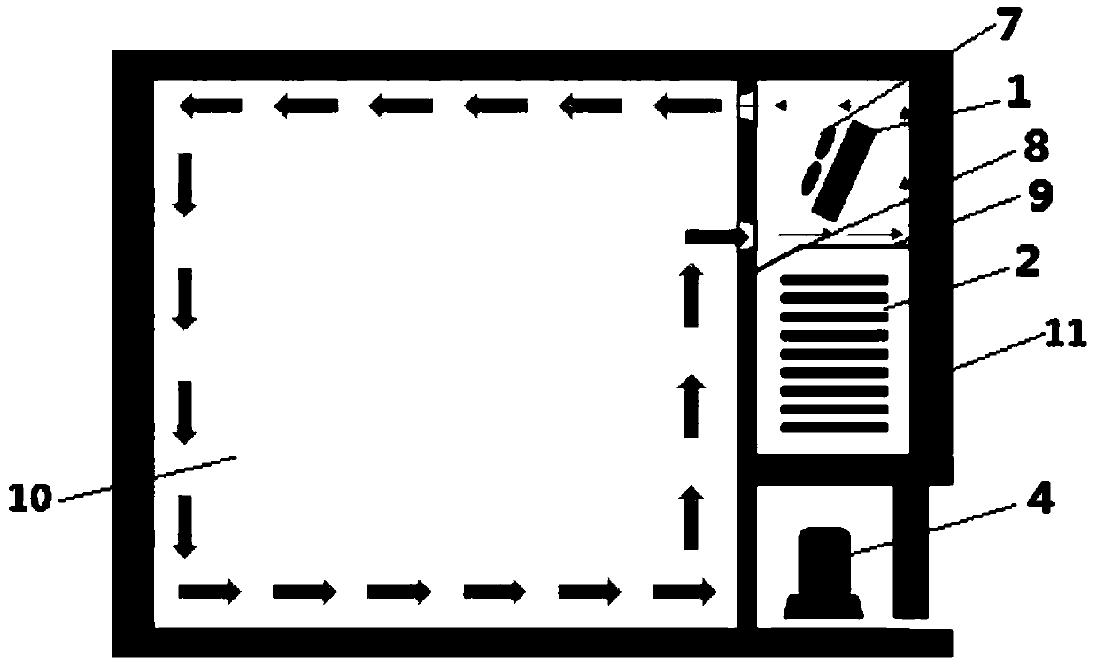 Cold chain unit distribution box with independent cold storage space