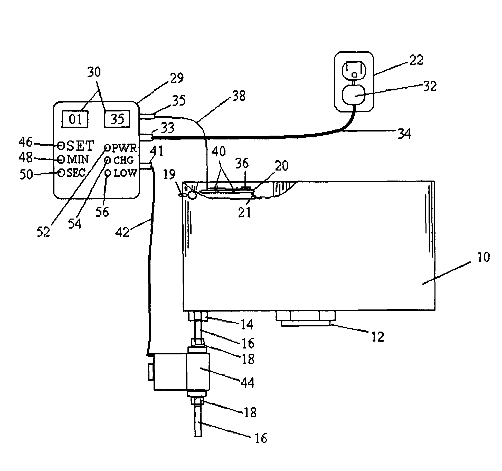 "Countdown Timer" automatic water limiting supply shut off safety valve flo-control system