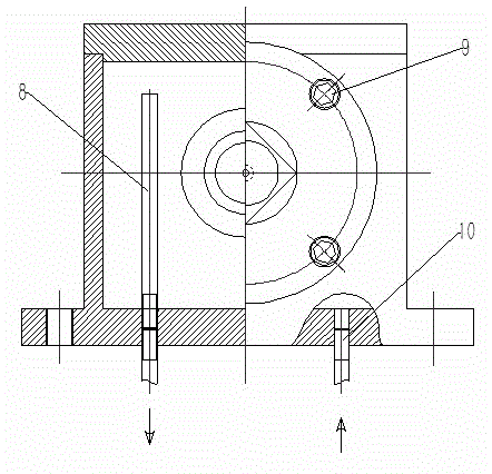 High-efficiency cooling roughed powder drawing stainless steel wire drawing die