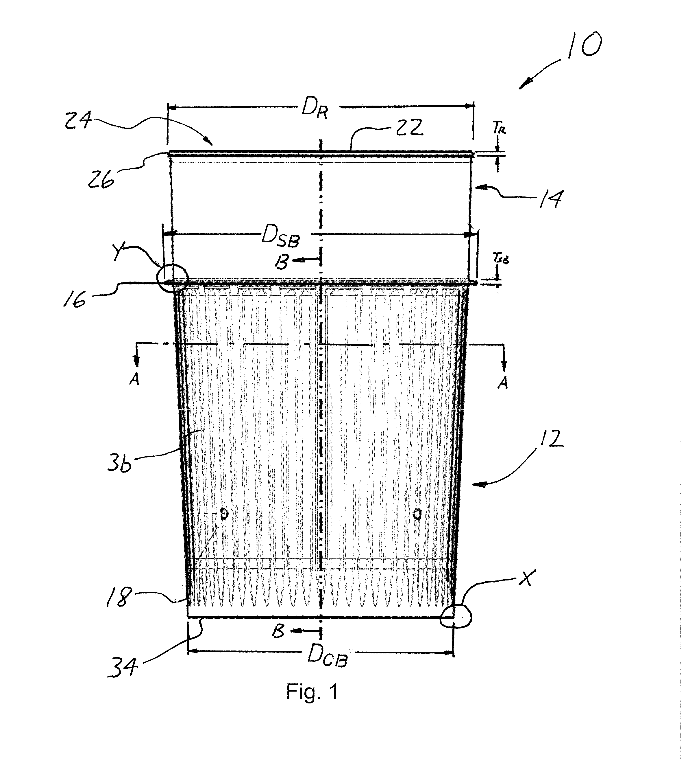 Reusable Nesting And Denesting Plastic Container