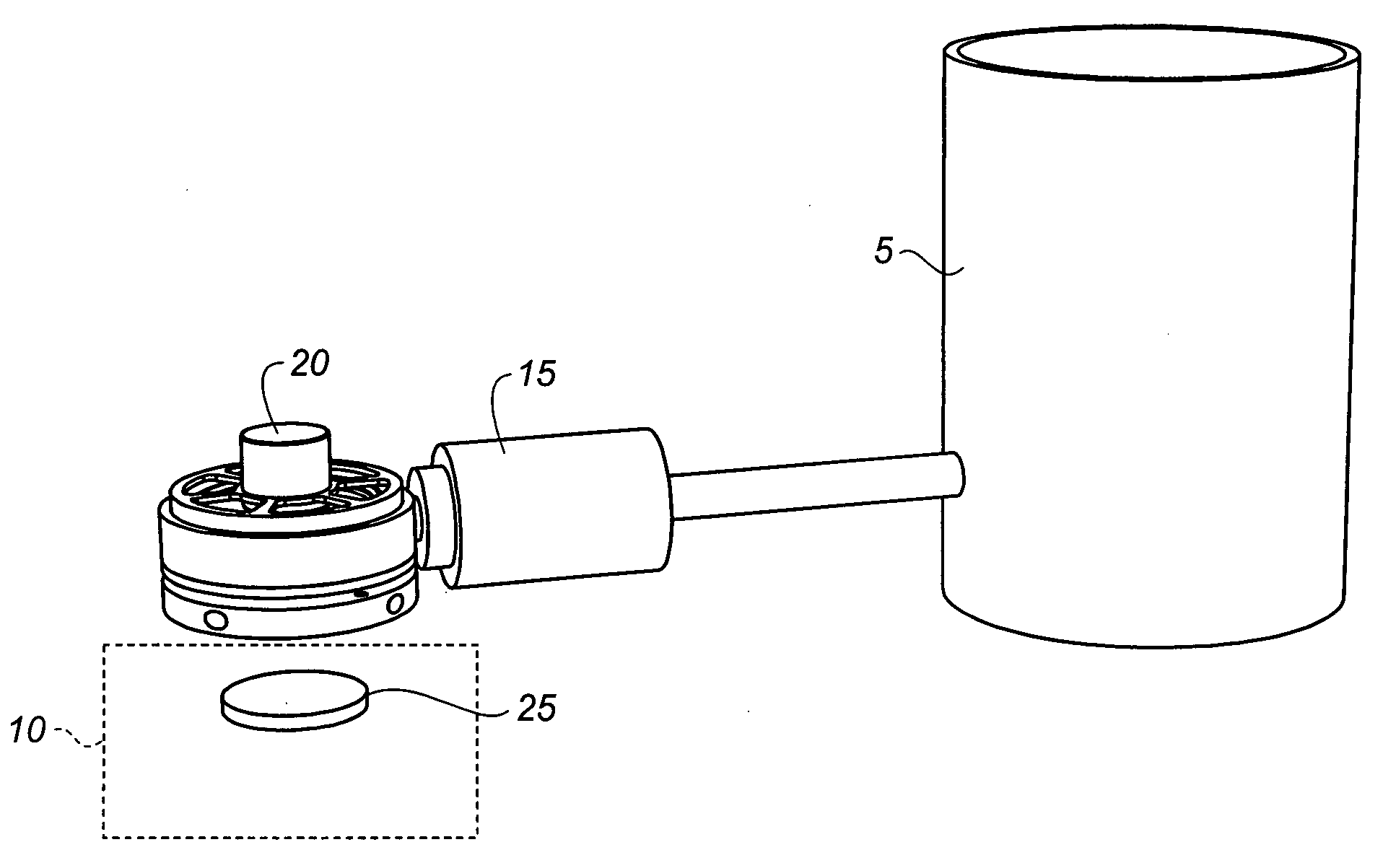 Metering material to promote rapid vaporization