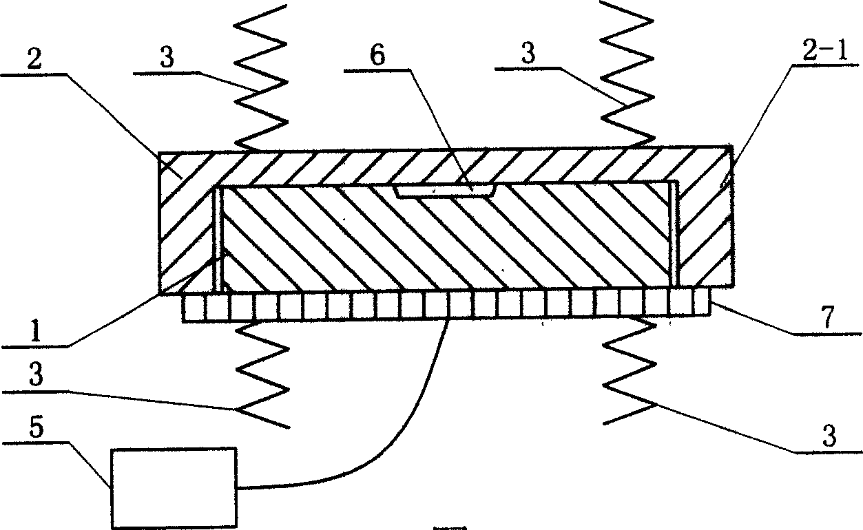 Clutch based on ultrasonic suspending force control