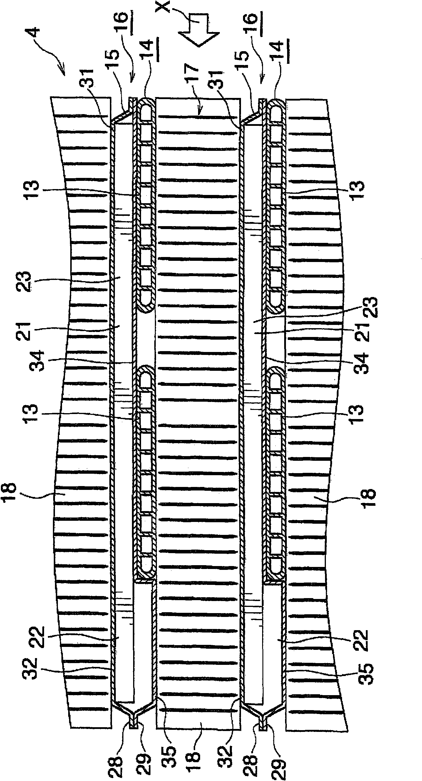 Evaporator with cool storage function