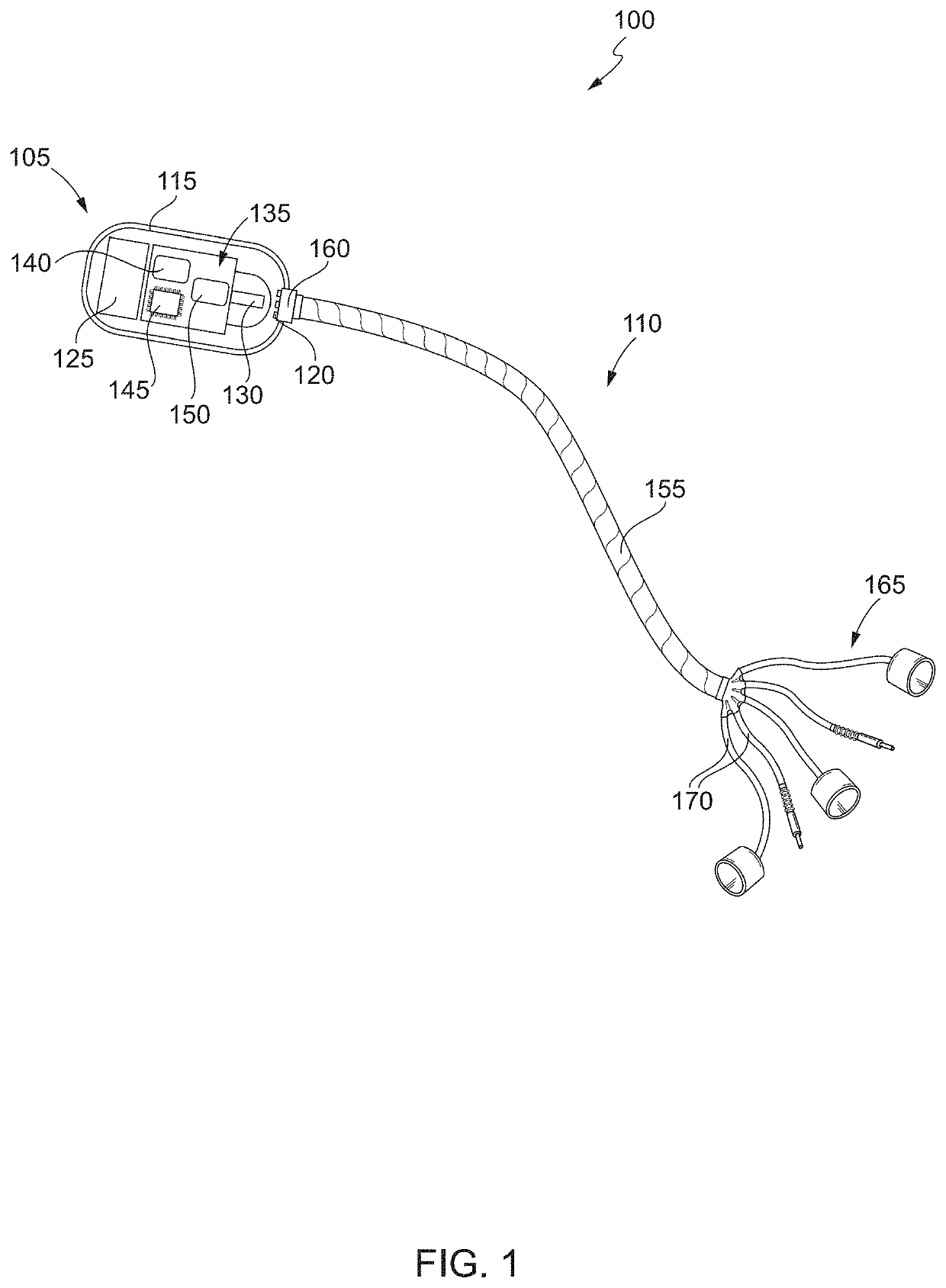 Thin-film electrode assembly with soft overmold