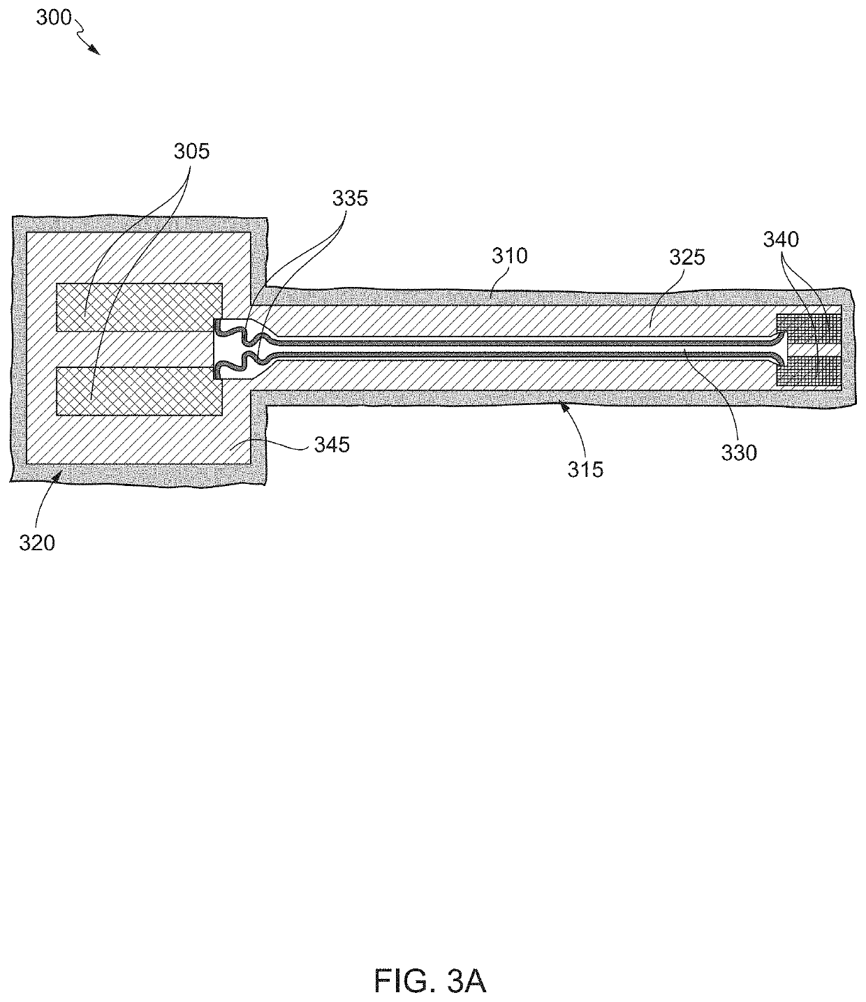 Thin-film electrode assembly with soft overmold