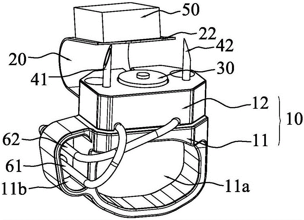 Injection end structure of injector and injector