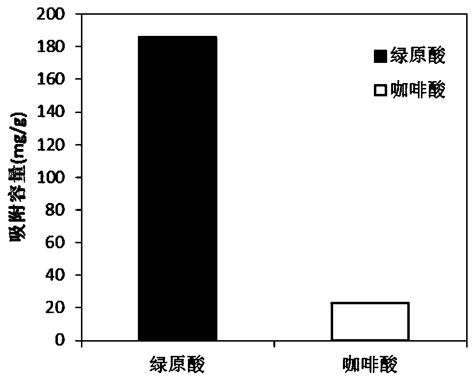 Preparation method of chlorogenic acid adsorption material