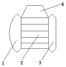 Stacked multi-layer structure exterior wall