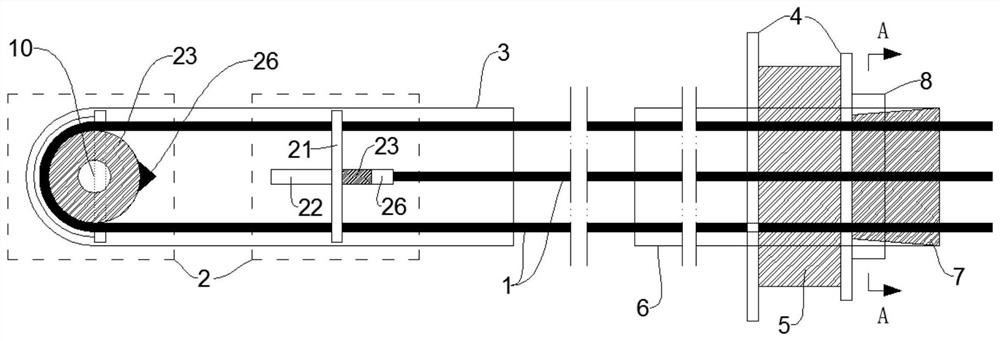 Reusable NPR anchor cable and recovery method