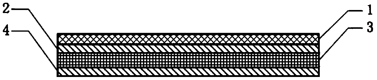 A kind of ultra-fine glass fiber woven composite functional filter material for denitrification and dioxin and preparation method thereof