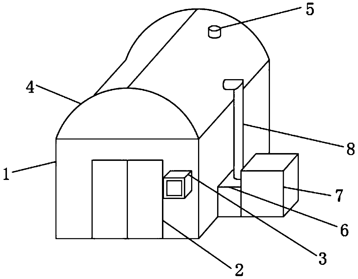 Agricultural greenhouse environment control system based on 5G network