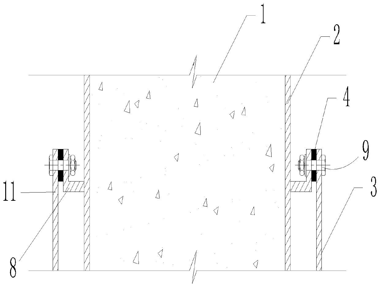 Double shroud structure for easy pile test