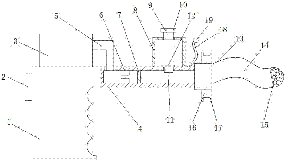 Novel pressure medicine sprayer with modified structure for clinic respiratory medicine