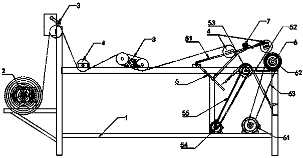 Non-woven fabric cutting device