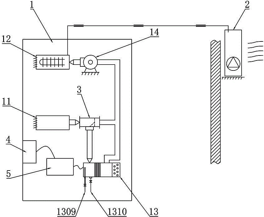 Air-conditioning returned air dust removing control method and dust removing air conditioner