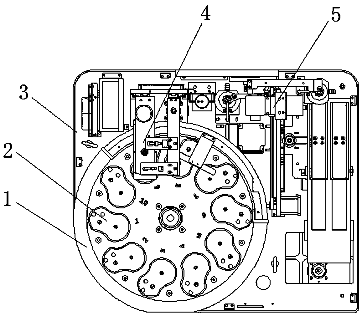 A rotary automatic sampling detector