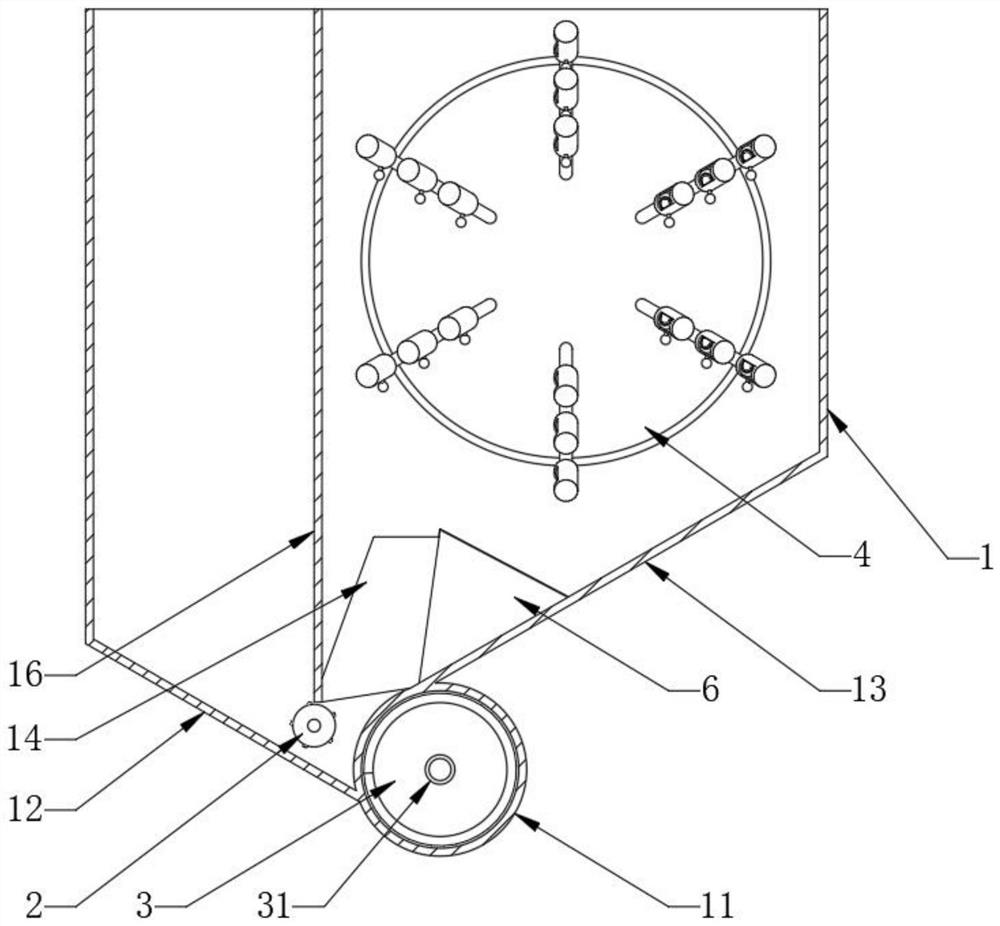 Medicinal material air throwing type screening and sorting device for traditional Chinese medicinal material processing