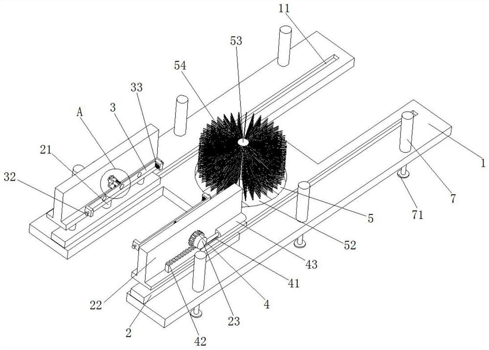 Precoated sand mold casting sand box treatment device and treatment method