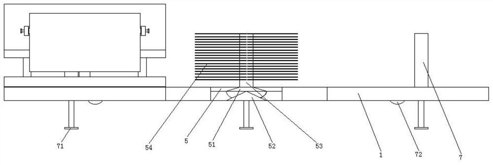 Precoated sand mold casting sand box treatment device and treatment method