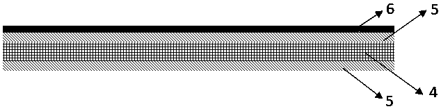 Anti-ageing vegetative slope-protection geotechnical cloth of sandwich structure and preparation method thereof