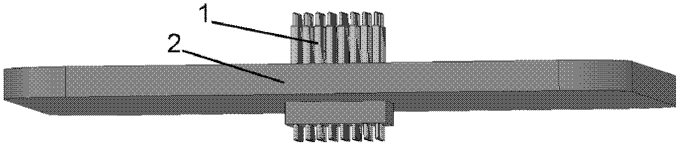 Test head for automatically detecting wafer-level packaged chips and implementing method for test head