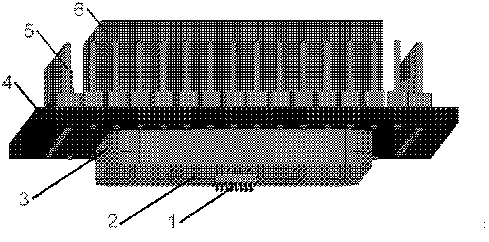 Test head for automatically detecting wafer-level packaged chips and implementing method for test head