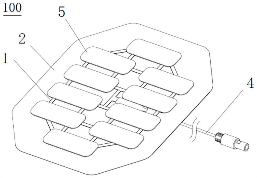 Electric field therapeutic apparatus and electrode patch thereof