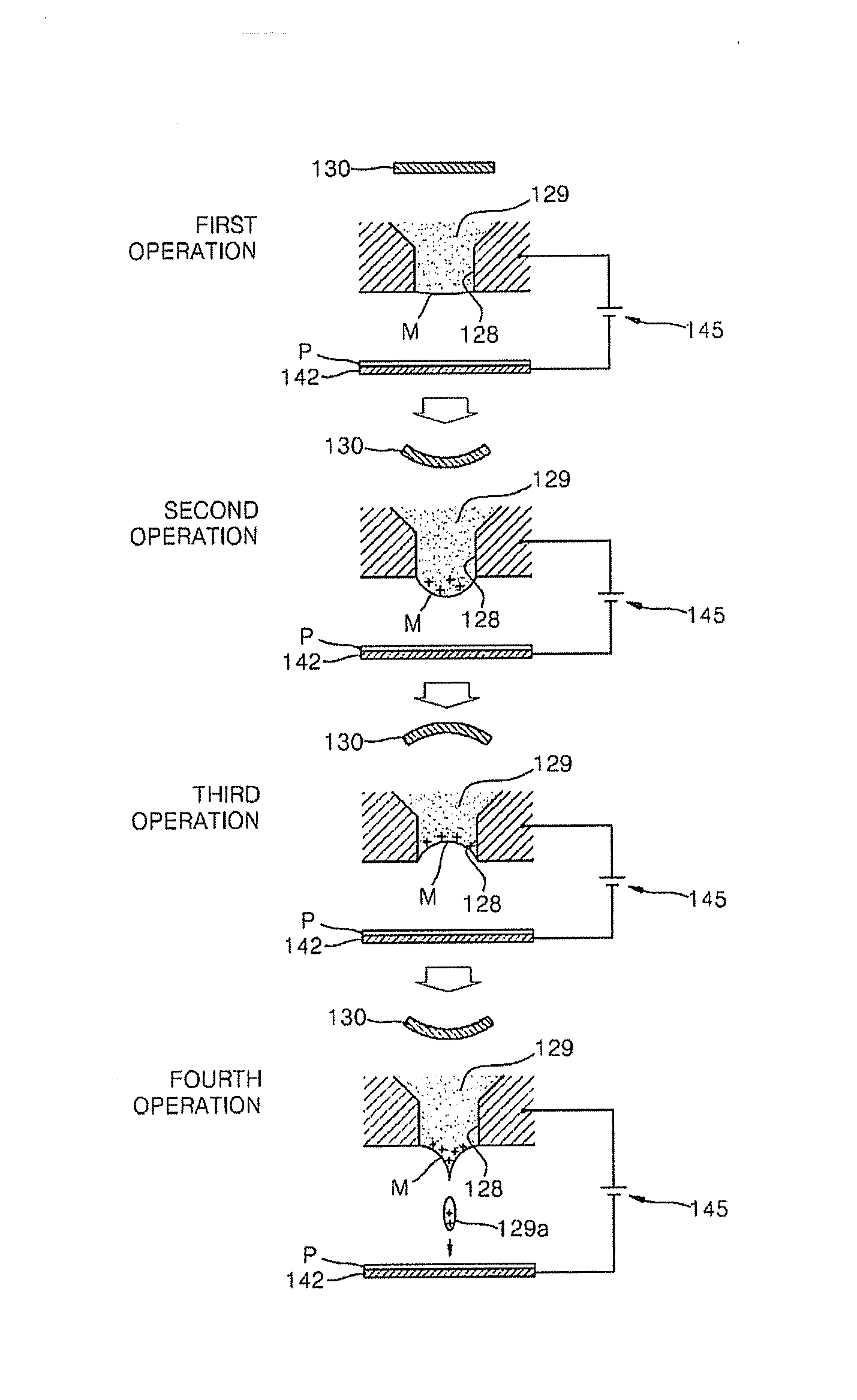 Methods of driving hybrid inkjet printing apparatus including resonating ink in a nozzle